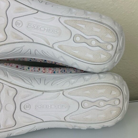 Skechers Multi-Color Speckle Colorful Pull On Sneakers Memory Foam Air-Cool 9.5 - Picture 13 of 16